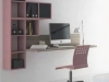 zona studio con libreria sospesa